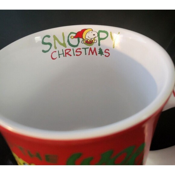 Joy to the World w/Woodstock, Snoopy Christmas Mug-2010 - Picture 4 of 6